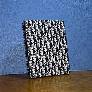 Dior Monogram Beige and Black Notebook Journal 📝